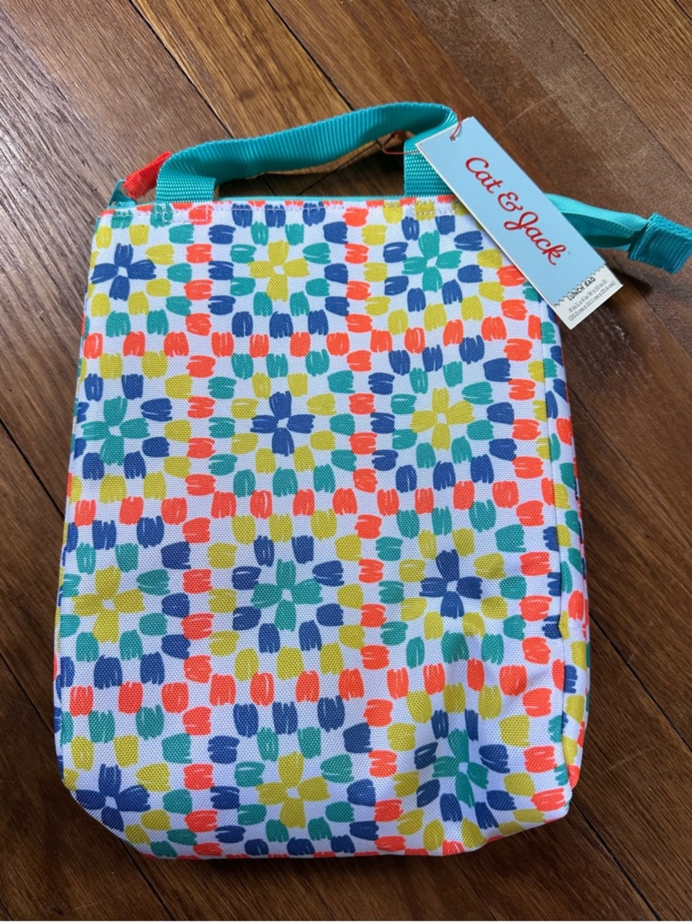 NWT Cat & Jack Multicolored Insulated Lunch Bag